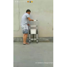 New design Aluminum step ladder telescopic ladder price super ladder